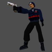 Polizia militare con Desert Eagle