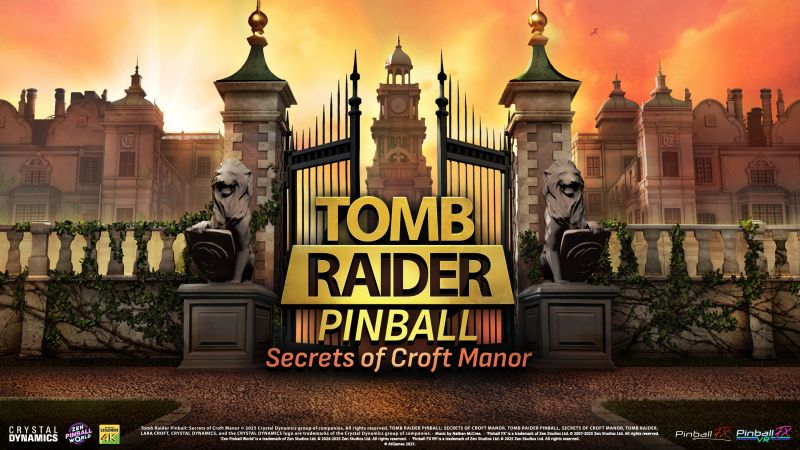 File:Tomb Raider Pinball Secrets of Croft Manor Key Art.jpg